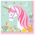 Amscan Party Supplies Magic Unicorn Lunch Napkins (16 count)