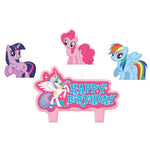 Amscan Party Supplies My Little Pony Birthday Candle Set (4 count)