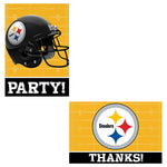 Amscan Pittsburgh Steelers Invitations & Thank You Card Sets (16 count)