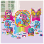 Amscan Party Supplies Rainbow Butterfly Unicorn Kitty Table Centerpiece Kit