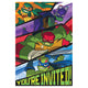 Rise of Teenage Mutant Ninja Turtles Invitations (8 count)