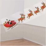 Amscan Party Supplies Santa and Reindeer Christmas Scene Setter Backdrop