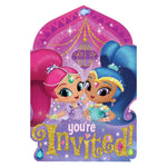 Amscan Party Supplies Shimmer & Shine Postcard Invitations (8 count)