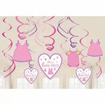 Amscan Party Supplies Shower Love Girl Swirl Decoration