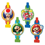 Amscan Party Supplies Super Mario Blowouts (8 count)