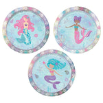 Amscan Shimmering Mermaids Plates 7″ (8 count)