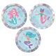 Shimmering Mermaids Plates 7″ (8 count)