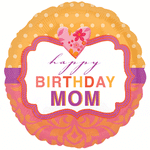 Anagram Happy Birthday Mom 18″ Balloon