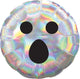 Iridescent Ghost Face 18″ Balloon