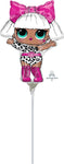 Anagram Mylar & Foil 14" LOL Surprise Diva Balloon (requires heat-sealing)