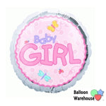 18" Its a Baby Girl Foil Balloons