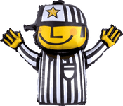 Anagram Mylar & Foil 32" Jumbo Sports Referee Balloon