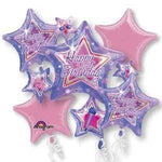 Anagram Mylar & Foil Bouquet Rock Star Birthday Foil Balloons