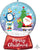 Anagram Mylar & Foil Christmas Snow Globe 27″ Balloon