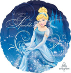 Anagram Mylar & Foil Cinderella A Night to Sparkle 18″ Balloon