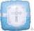 Anagram Mylar & Foil Communion Blessings Blue 18″ Balloon