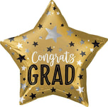 Anagram Mylar & Foil Congrats Grad Graduation Star 28″ Balloon
