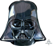 Darth Vader Helmet Black 25" Mylar Foil Balloon