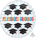Anagram Mylar & Foil Felicidades Graduado 18″ Balloon