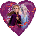 Anagram Mylar & Foil Frozen 2 Sisterly Love Anna & Elsa 17″ Balloon