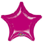 Anagram Mylar & Foil Fuchsia Star 32″ Balloon