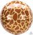 Anagram Mylar & Foil Giraffe Animal Print 16″ Orbz Balloon