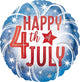 Happy 4th of July 17″ Balloon