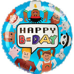 Anagram Mylar & Foil Happy Birthday Party Town 18″ Balloon