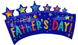 Anagram Mylar & Foil Happy Father's Day Star Banner 34″ Balloon