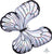 Anagram Mylar & Foil Iridescent Butterfly 30″ Holographic Foil Balloon