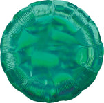 Anagram Mylar & Foil Iridescent Green Round 18″ Balloon