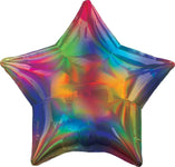 Anagram Mylar & Foil Iridescent Rainbow Star 18″ Balloon