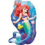 Anagram Mylar & Foil Little Mermaid and Friends 36″ Foil Balloon