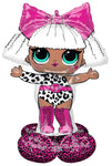 Anagram Mylar & Foil LOL Surprise Glam Diva AirLoonz 47″ Balloon