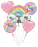 Anagram Mylar & Foil Magical Rainbow Balloon Unicorn Bouquet