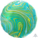 Marblez™ Blue Green Circle 18″ Balloon