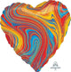 Marblez™ Colorful Heart 18″ Balloon