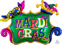 Mardi Gras Celebration 34″ Foil Balloon