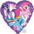 Anagram Mylar & Foil My Little Pony Heart Balloon