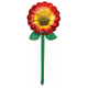 Photographic Red Sunflower 39″ Balloon