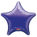 Anagram Mylar & Foil Purple Star 32″ Balloons (3 count)