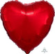 Red Metallic Heart 18″ Mylar Balloon
