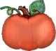 Satin Infused Pumpkin 25″ Balloon