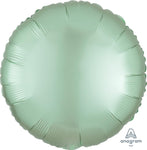 Globo Satin Luxe Mint Green Circle 18″