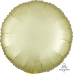 Globo Satin Luxe Pastel Yellow Circle 18″