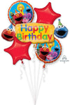 Anagram Mylar & Foil Sesame Street Fun Balloon Bouquet