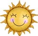 Smiley Sunshine Sun 29" Balloon