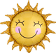 Smiley Sunshine Sun 29" Balloon