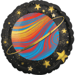 Anagram Mylar & Foil Space Planet Shooting Stars 18″ Balloon