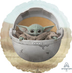 Anagram Mylar & Foil Star Wars Mandalorian The Child Baby Yoda 18” Balloon